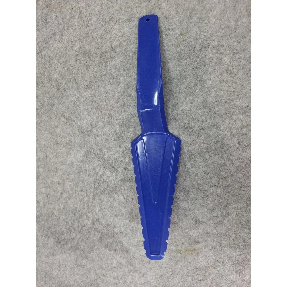 Tupperware Blue Plastic Serrated Cake Pie Server Slicer Vintage Kitchen Tool